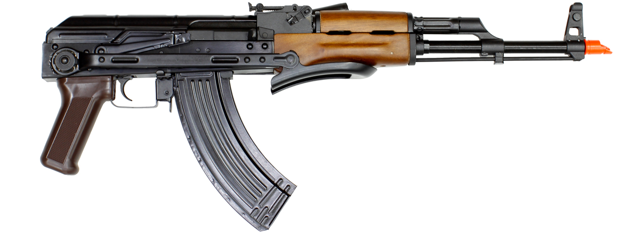 E&L AK AIMS Essential Airsoft AEG Rifle w/ Real Wood Furniture - Click Image to Close