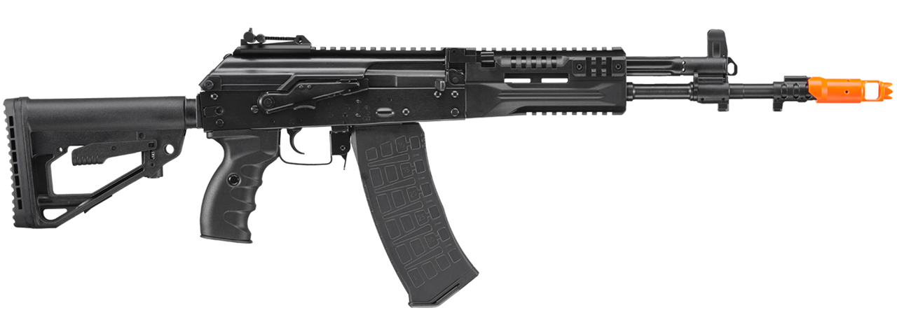 E&L AK-12 RAF Full Metal Airsoft AEG Rifle (Color: Black) - Click Image to Close