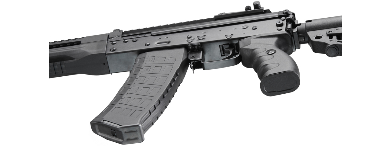 E&L AK-12 RAF Full Metal Airsoft AEG Rifle (Color: Black) - Click Image to Close