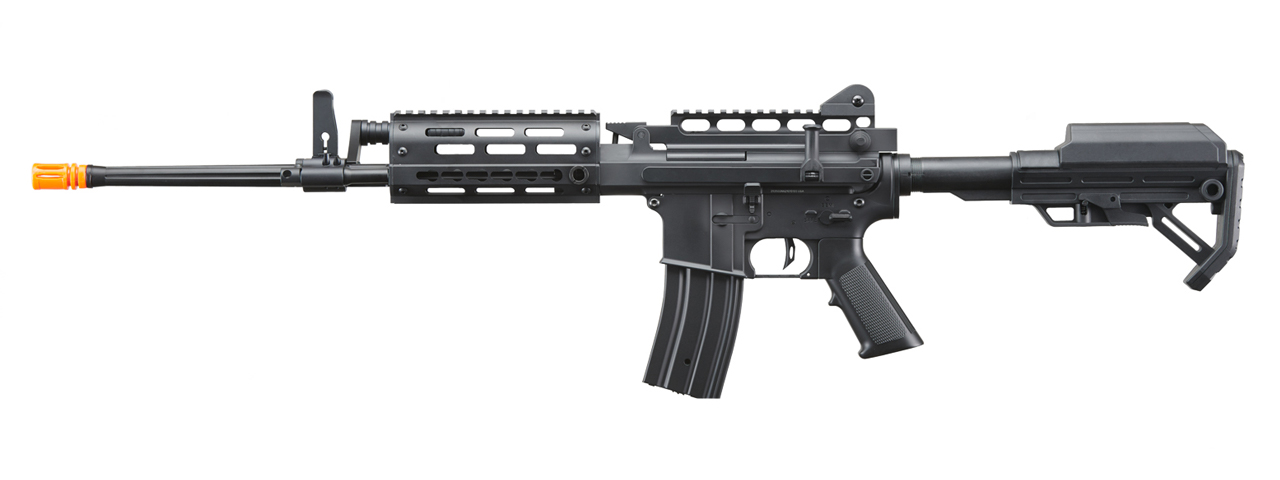 Golden Eagle AR LMG Airsoft Light Machine Gun (Color: Black) - Click Image to Close