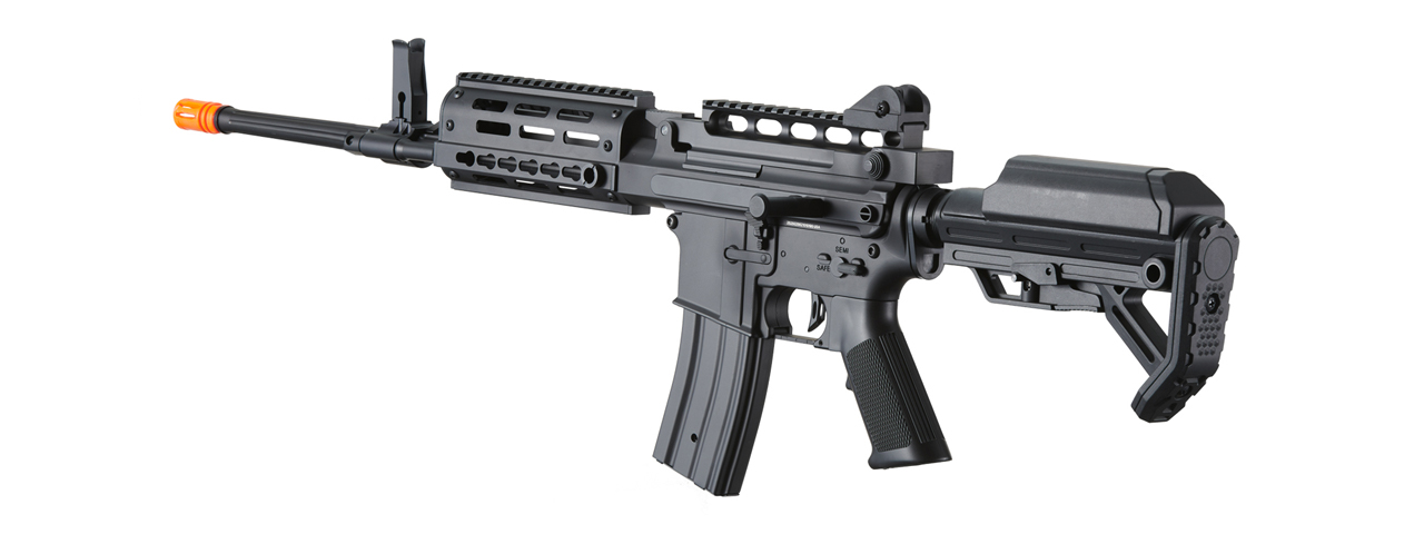 Golden Eagle AR LMG Airsoft Light Machine Gun (Color: Black) - Click Image to Close