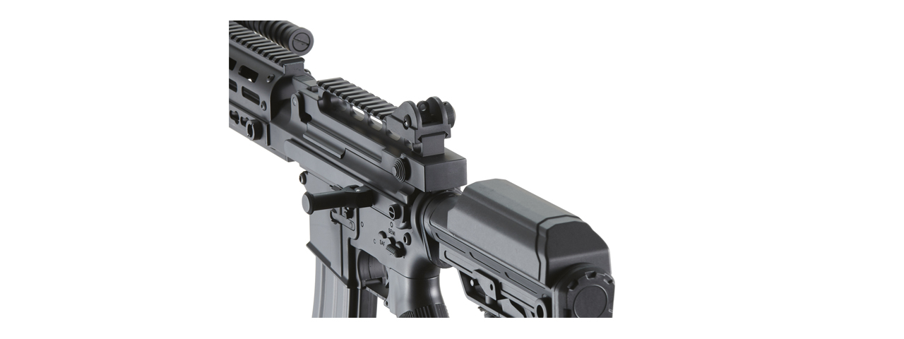 Golden Eagle AR LMG Airsoft Light Machine Gun (Color: Black) - Click Image to Close