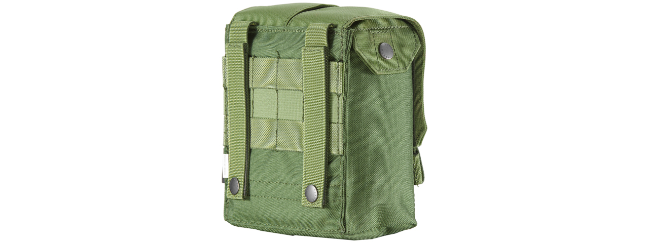 Flyye Industries Molle M249 200 Drum Magazine Pouch (Color: OD Green) - Click Image to Close