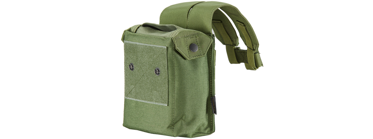 Flyye Industries Molle M249 200 Drum Magazine Pouch (Color: OD Green)