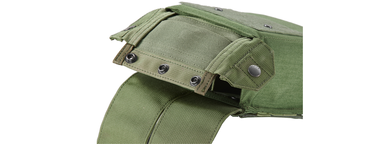 Flyye Industries Molle M249 200 Drum Magazine Pouch (Color: OD Green) - Click Image to Close