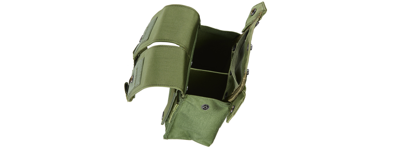 Flyye Industries Molle M249 200 Drum Magazine Pouch (Color: OD Green)