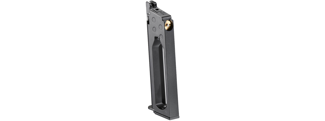 Well Fire 16 Round Single Stack 1911 CO2 Magazine (Color: Black) - Click Image to Close