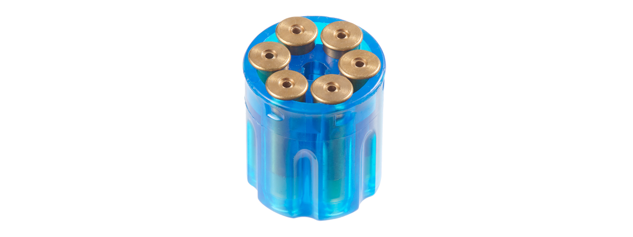 WellFire G296 Brass Revolver Shells (Pack of 6) - Click Image to Close