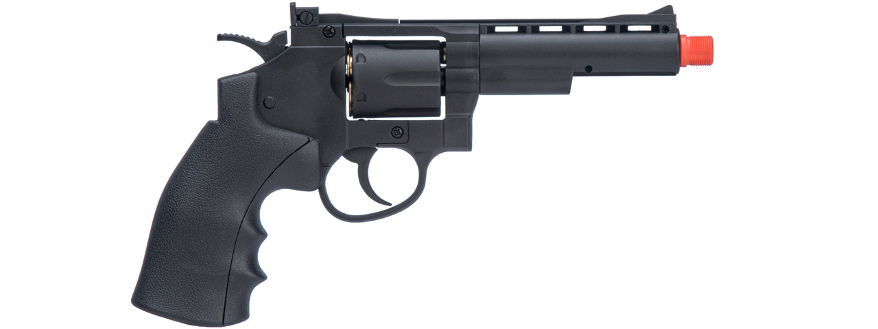 WellFire G296B 9.6" CO2 Swing Out Airsoft Revolver (Color: Black) - Click Image to Close