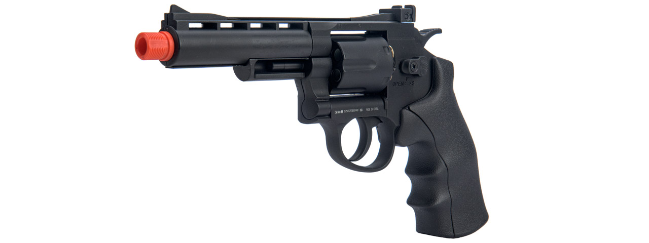 WellFire G296B 9.6" CO2 Swing Out Airsoft Revolver (Color: Black)