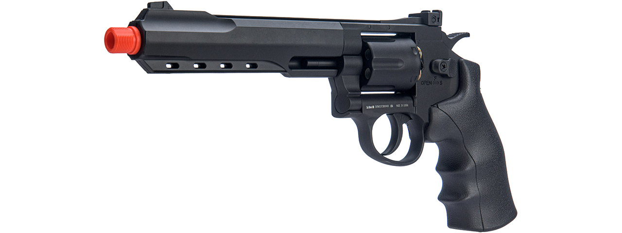 WellFire G296C 12.2" CO2 Swing Out Airsoft Revolver (Color: Black)
