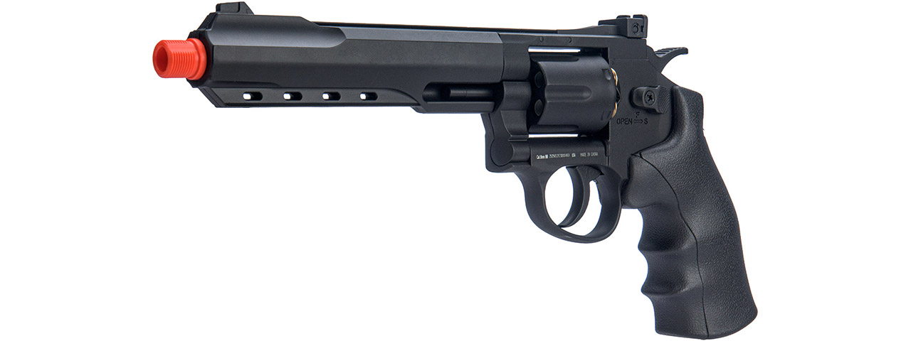 WellFire G296C 12.2" CO2 Swing Out Airsoft Revolver (Color: Black) - Click Image to Close