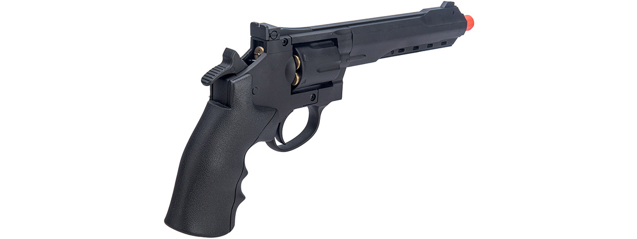 WellFire G296C 12.2" CO2 Swing Out Airsoft Revolver (Color: Black)
