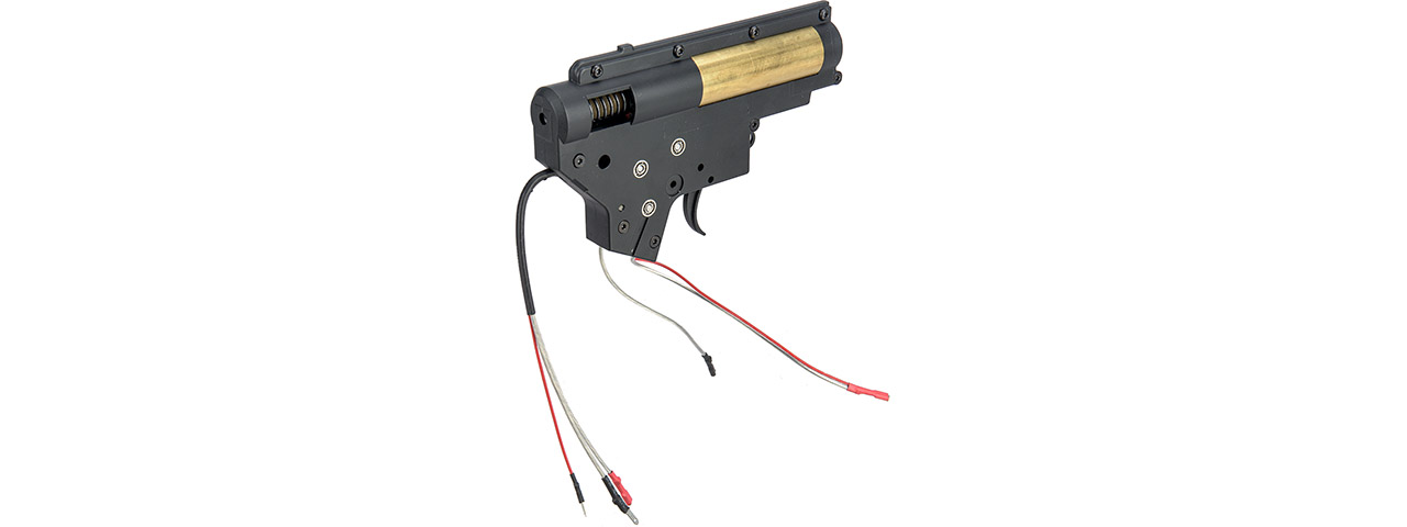 Golden Eagle 8mm V2 Gearbox for M4 Series AEG - Rear Wired - Click Image to Close