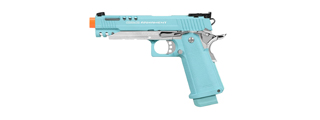 G&G GPM1911 CP Gas Blowback Airsoft Pistol (Color: Macaron Blue)