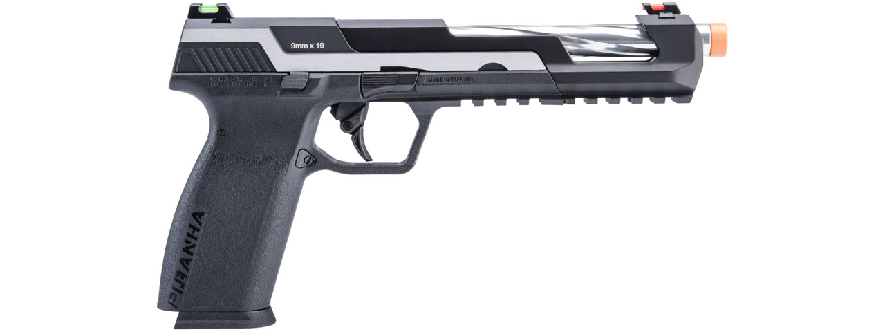 G&G Piranha SL Gas Blowback Airsoft Pistol (Color: 2-Tone) - Click Image to Close