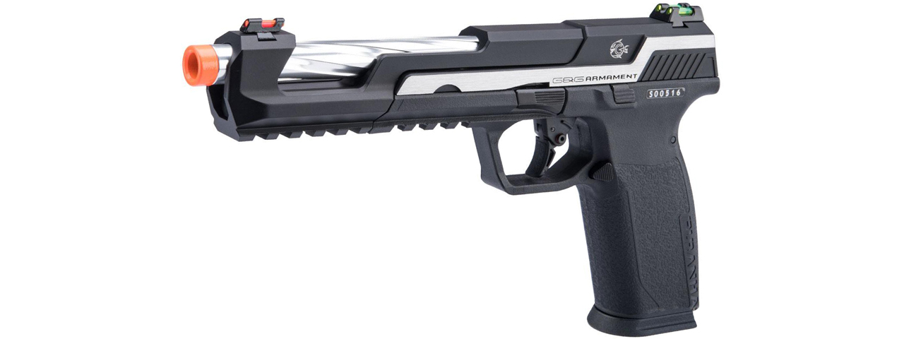 G&G Piranha SL Gas Blowback Airsoft Pistol (Color: 2-Tone) - Click Image to Close