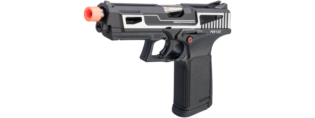 G&G GTP9-MS Metal Slide Gas Blowback Airsoft Pistol (Color: Silver) - Click Image to Close