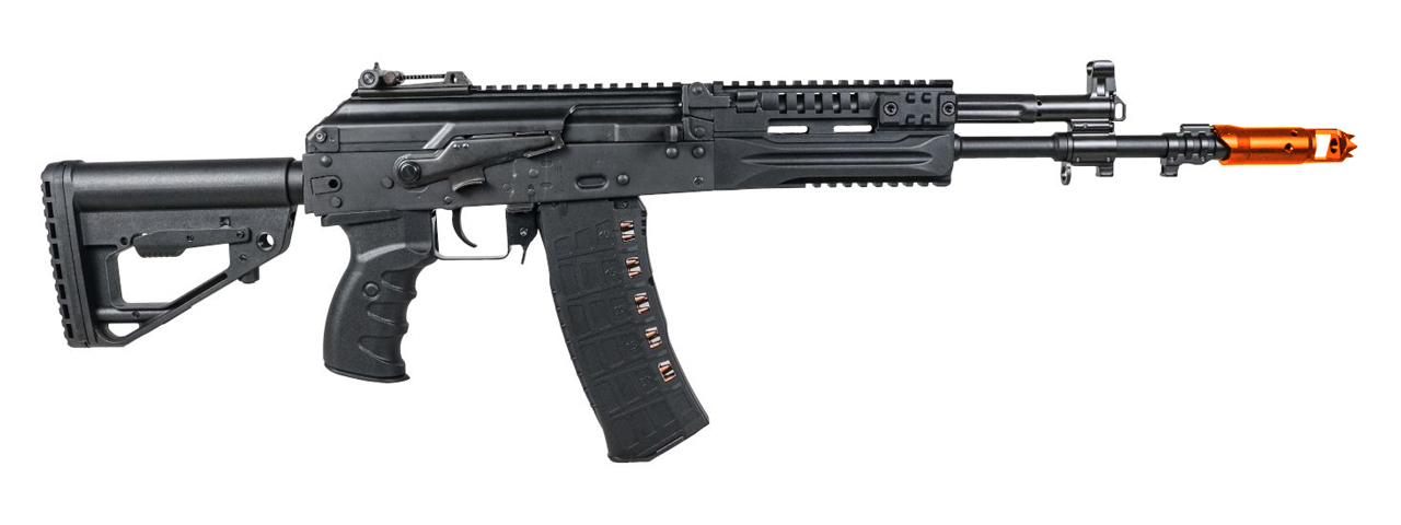 G&G GK-12 Stamped Steel AK Airsoft AEG Rifle (Color: Black) - Click Image to Close