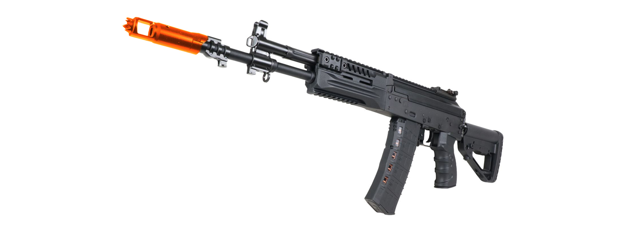 G&G GK-12 Stamped Steel AK Airsoft AEG Rifle (Color: Black) - Click Image to Close