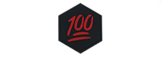 Hex PVC Patch 100 Points Emoji