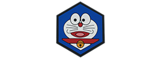 Hex PVC Patch Doraemon Cat