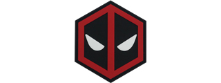 Hexagon PVC Patch Deadpool