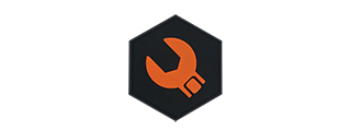 Hexagon PVC Patch Team Fortress 2 Engineer Emblem