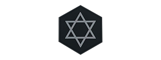 Hexagon PVC Patch Judaism