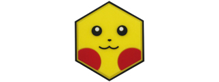 Hex PVC Patch Pikachu