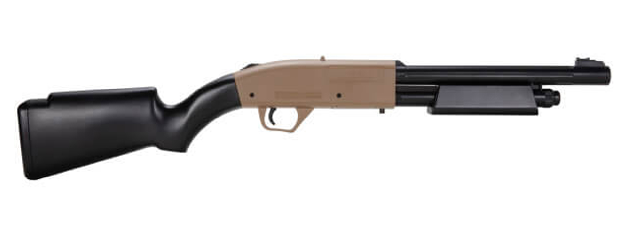 Umarex NXG Pump Action Co2 .177 Caliber Air Shotgun (Color: Black & FDE)