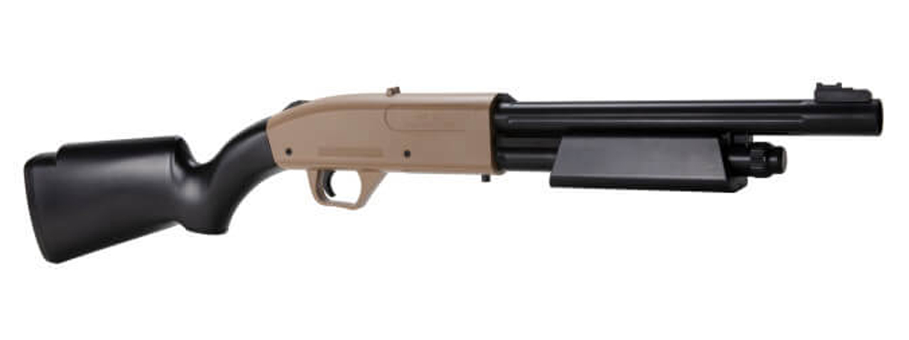 Umarex NXG Pump Action Co2 .177 Caliber Air Shotgun (Color: Black & FDE)