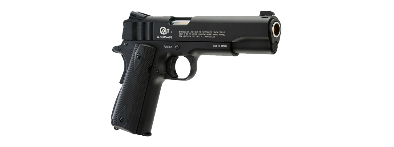 Umarex .177 Cal Colt Commander Blowback 1911 Airgun (Color: Black) - Click Image to Close