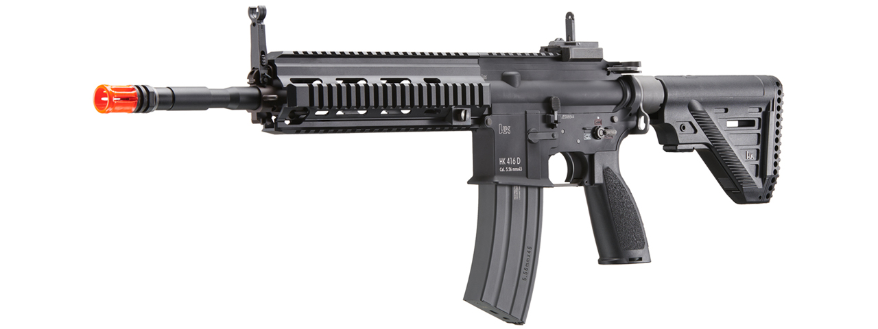 Elite Force H&K 416 A4 Carbine Gas Blowback Airsoft Rifle (Color: Black) - Click Image to Close