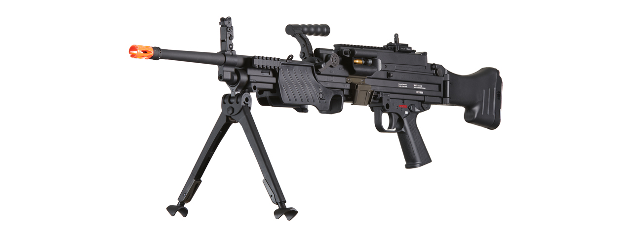 Elite Force H&K Licensed MG4 Airsoft AEG Light Machine Gun (Color: Black)