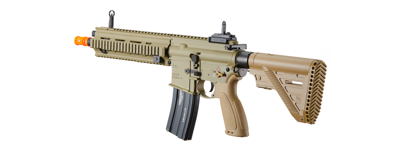 Elite Force H&K 416 A5 Competition Airsoft AEG Rifle (Color: Flat Dark Earth) - Click Image to Close