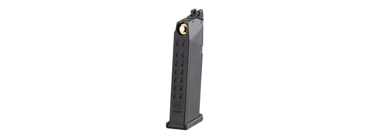 Elite Force Glock 17 Gen 3 20 Round Green Gas Magazine (Color: Black)