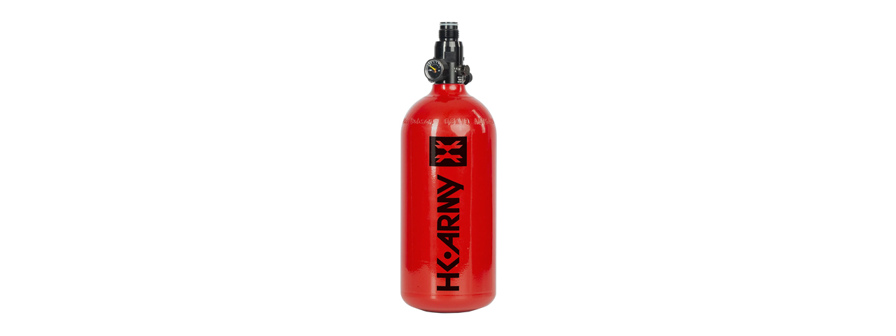 HK Army Aluminum Tank 48Ci / 3000 PSI (Color: Red) - Click Image to Close