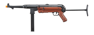 UK Arms M40P WWII Full Metal Machine Pistol AEG (Color: Black & Imitation Wood)