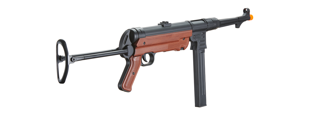 UK Arms M40P WWII Full Metal Machine Pistol AEG (Color: Black & Imitation Wood)