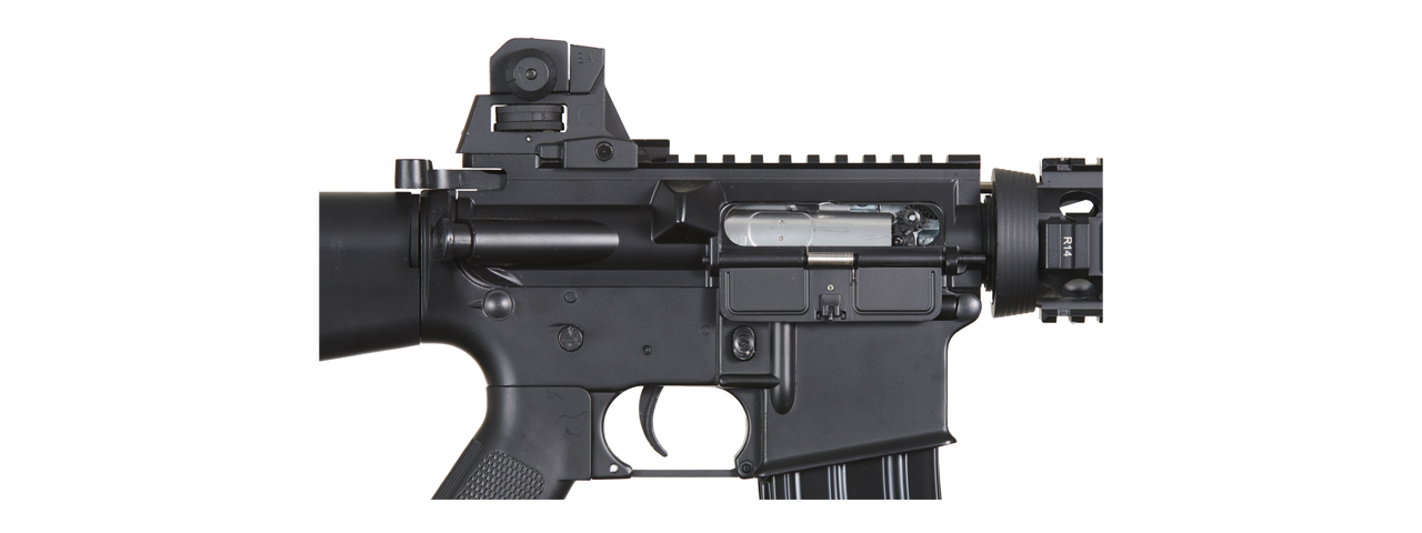 Atkas Custom Works M4 SR16 DMR Full Metal Airsoft AEG Rifle (Color: Black) - Click Image to Close