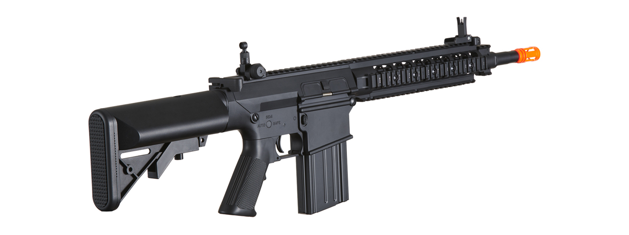 Atlas Custom Works Full Size SR25-K Precision Airsoft AEG Rifle (Color: Black)