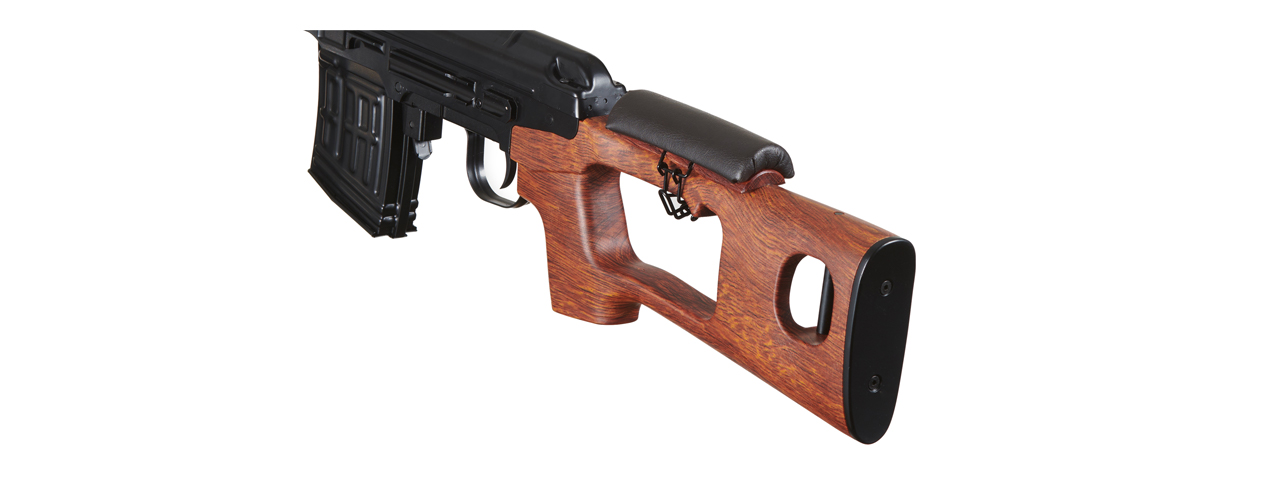 SVD Airsoft Bolt Action Sniper Rifle - Real Wood [AGM]