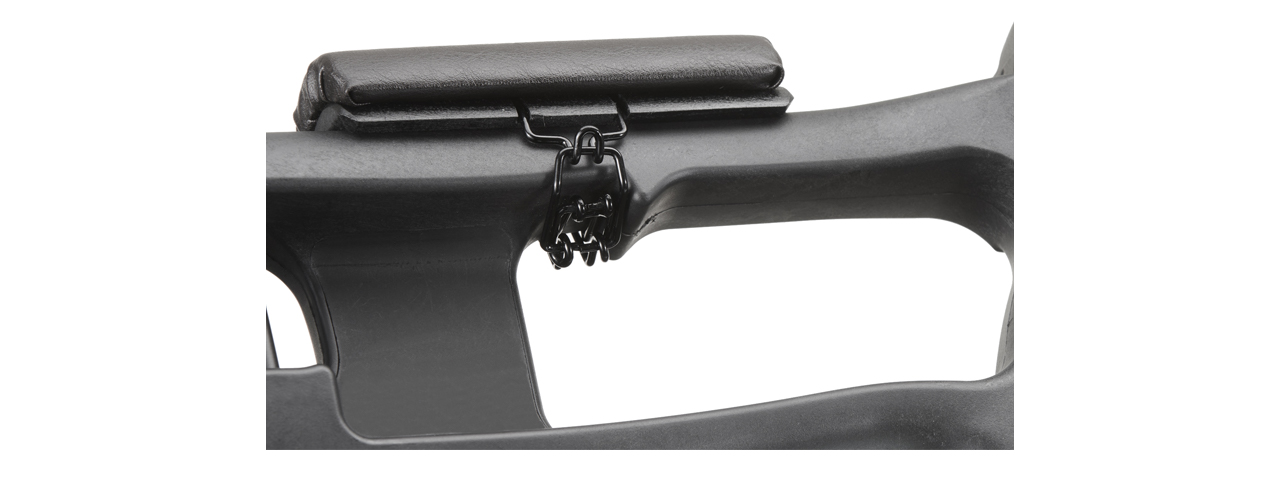 Atlas Custom Works Full Metal SVD Spring Rifle with Removable Cheek Rest (Color: Black)