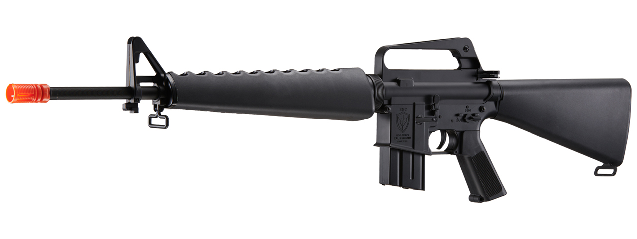 Jag Precision E&C Full Metal Vietnam M16 Airsoft Gun (Color: Black) - Click Image to Close