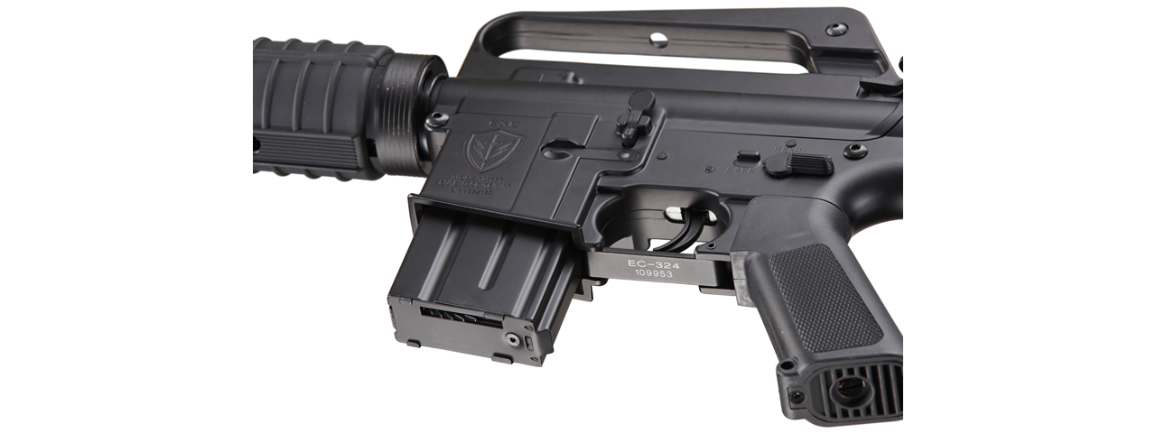 Jag Precision E&C Full Metal XM177 Airsoft Gun (Color: Black) - Click Image to Close