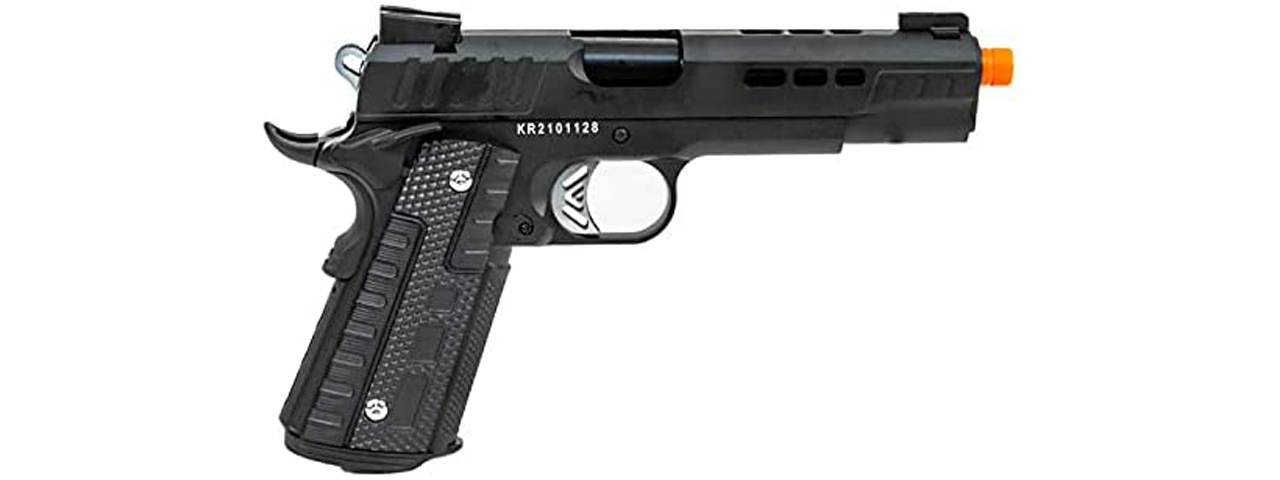 Ascend Airsoft KP1911 Custom Gas Blowback Airsoft Pistol (Color: Black)