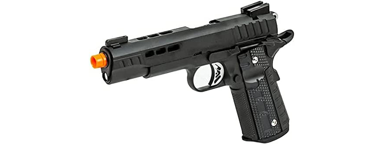 Ascend Airsoft KP1911 Custom Gas Blowback Airsoft Pistol (Color: Black) - Click Image to Close