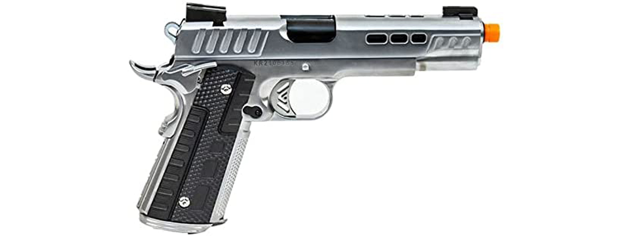 Ascend Airsoft KP1911 Custom Gas Blowback Airsoft Pistol (Color: Silver) - Click Image to Close