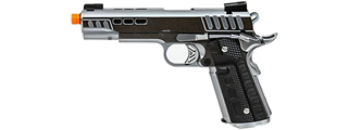 Ascend Airsoft KP1911 Custom Gas Blowback Airsoft Pistol (Color: Two Tone)